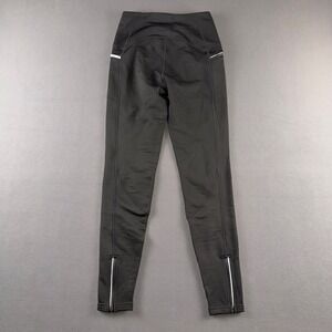 Smartwool Womens Run Wind Tights Black Merino Wool XS SW002815 Running Leggings